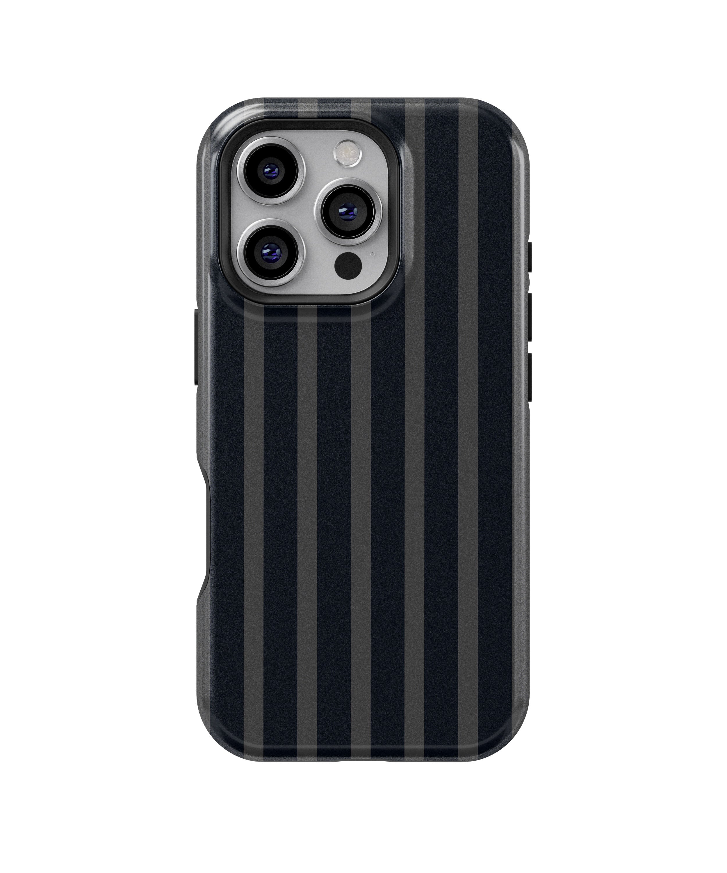 Midnight Stripe Protective Phone Case – Minimal, Sleek & Impact-Ready