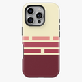 Vintage Brick Stripe Phone Case – Retro Geometric Cover