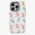 Pastel Bear Phone Case – Cute Colorful Bears on White