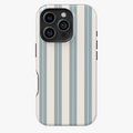 FireBornGuard Blue White Stripe Phone Case – Fresh Summer Fashion Cover