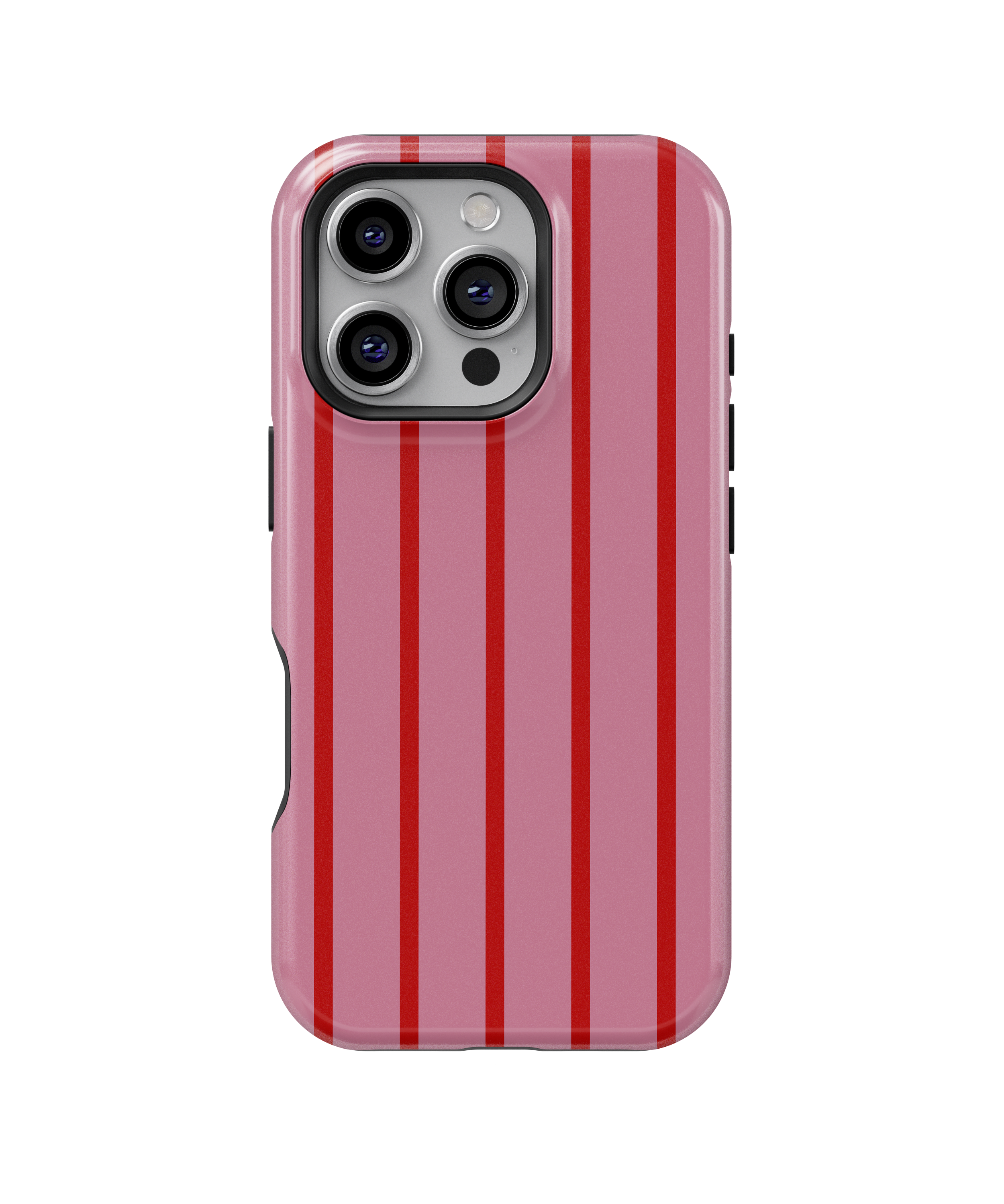 Pink Stripe Protective Phone Case