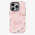 Math Lover Phone Case – Cute Pink Mathematics Design