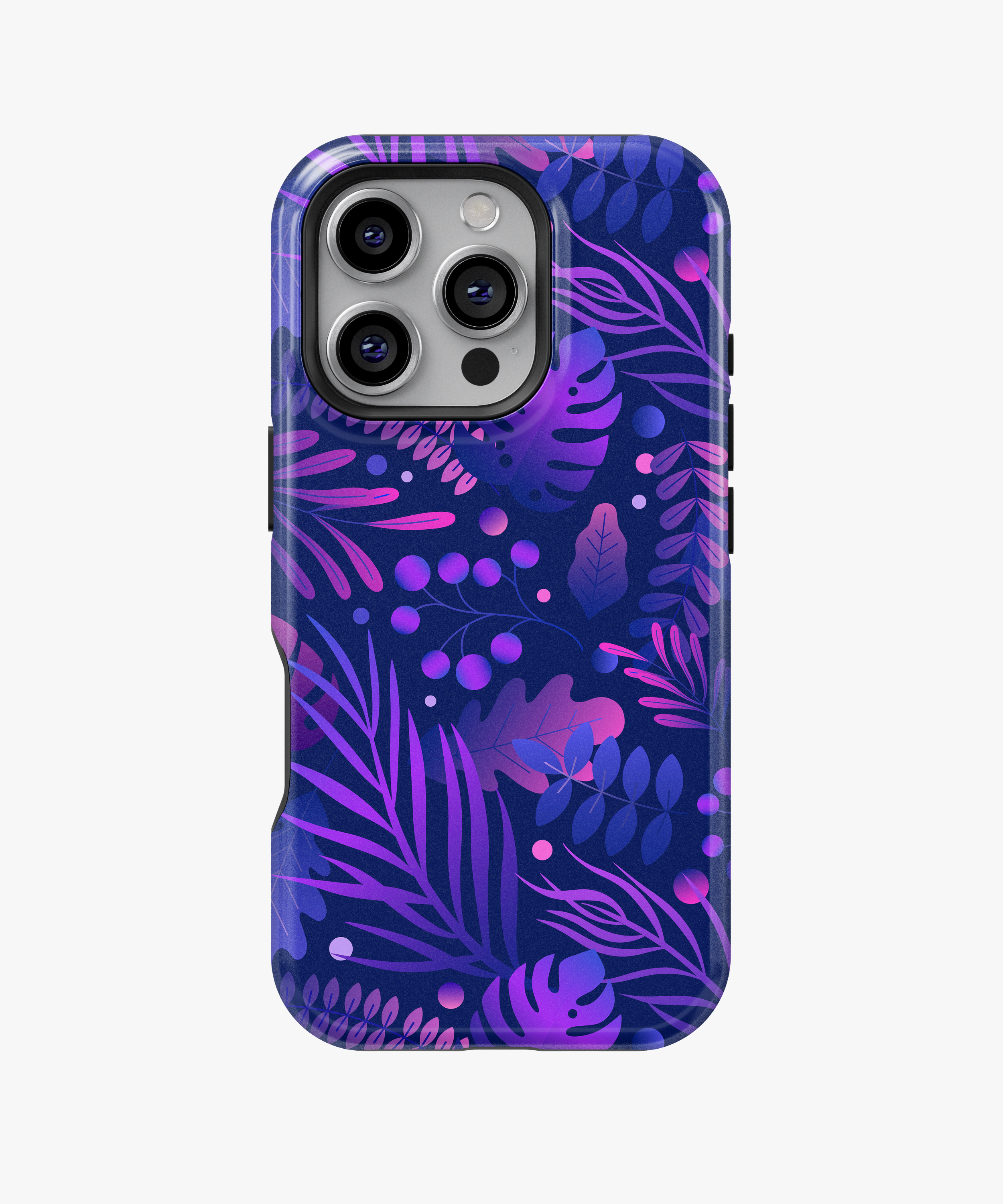Midnight Neon Jungle Phone Case