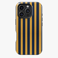 Navy Gold Stripe Phone Case – Classic Nautical