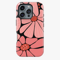 Pink Abstract Flower Case | Bold Floral Phone Cover
