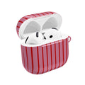 Crimson Pink Stripe – AirPods Case