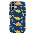 Dinosaur Palm Tree Phone Case | FireBornGuard Fun Tropical Cover