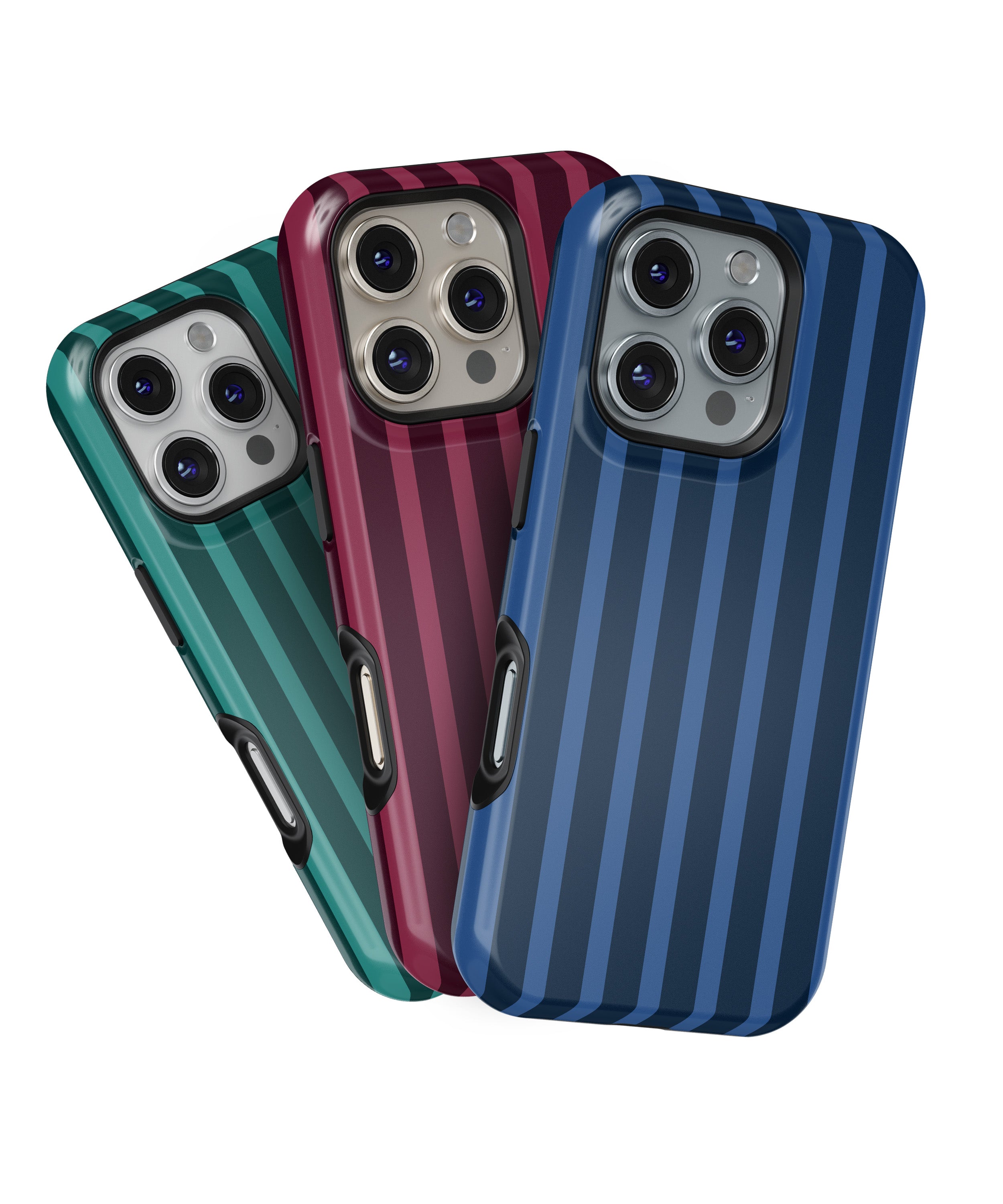 Vertical Stripe Pattern Protective Phone Case